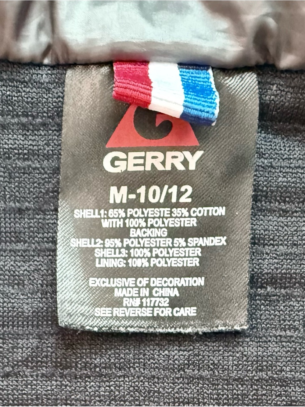 Gerry Softshell Black Zip-Up Hooded Jacket Size Youth M (10-12) - Picture 5 of 5